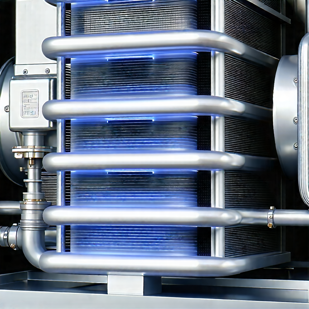 Close-up of cooling system
