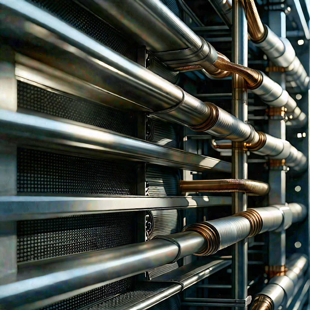 Close-up of cooling system