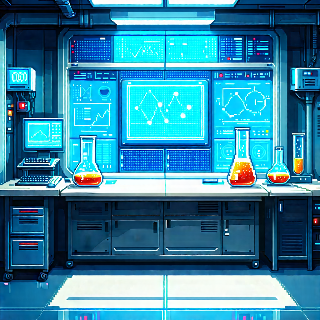 Educational Technology In Modern Laboratory With Image, There