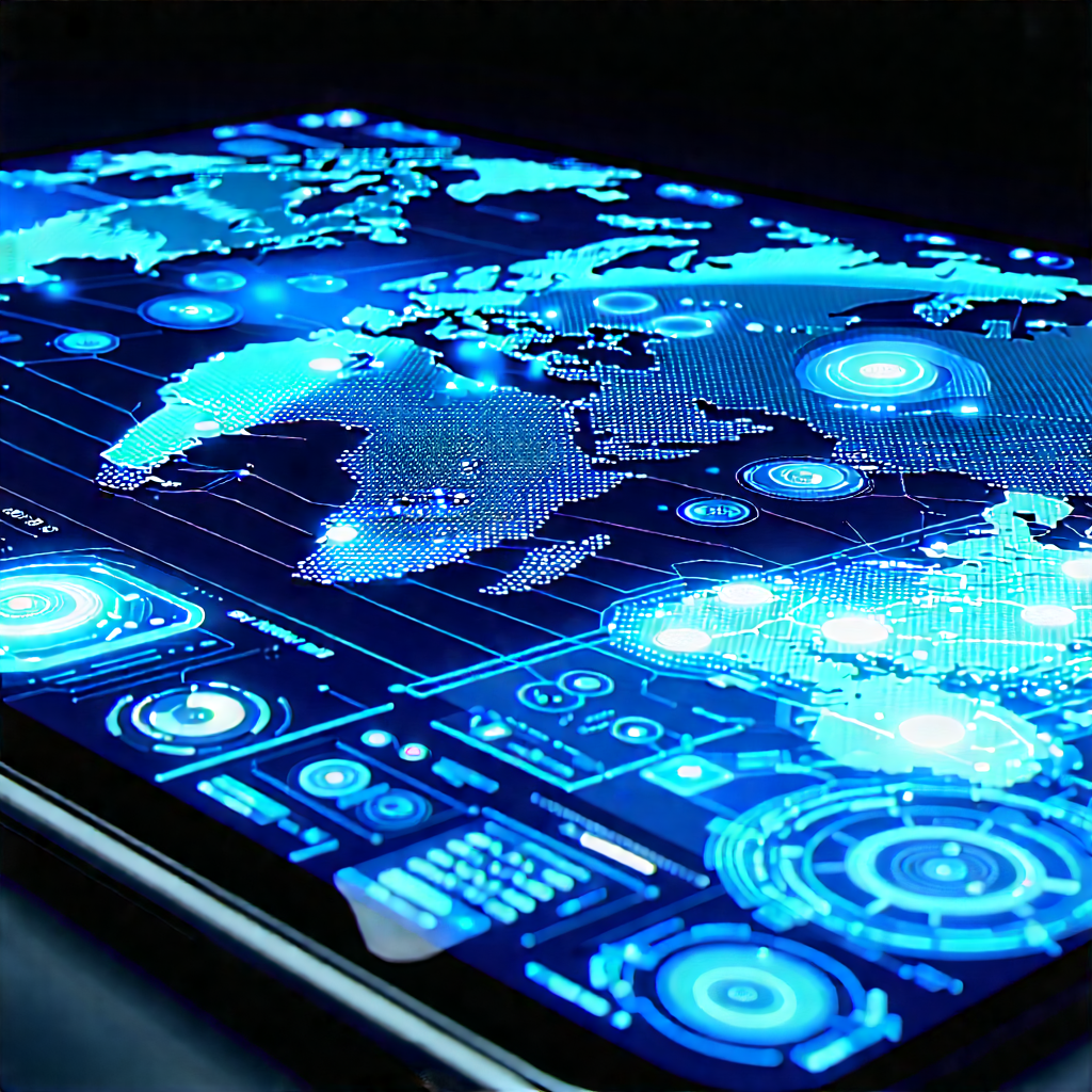 Tablet with data visualization