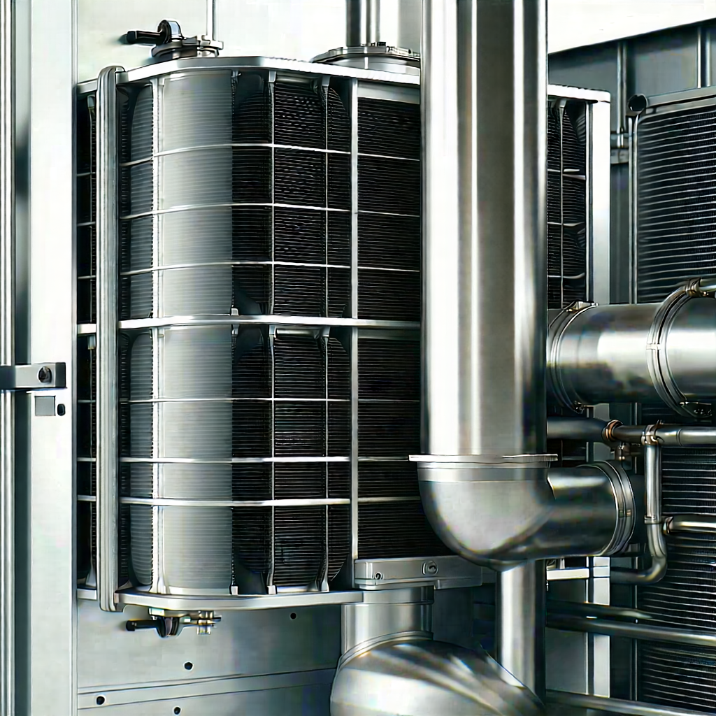 Close-up of cooling system