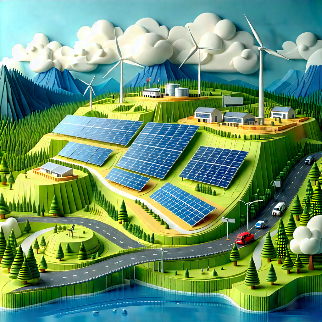 Innovative Renewable Energy (design:1.3) With Large, Detailed,