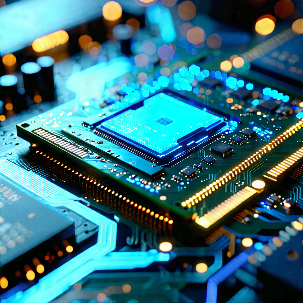 Close-up of memory module