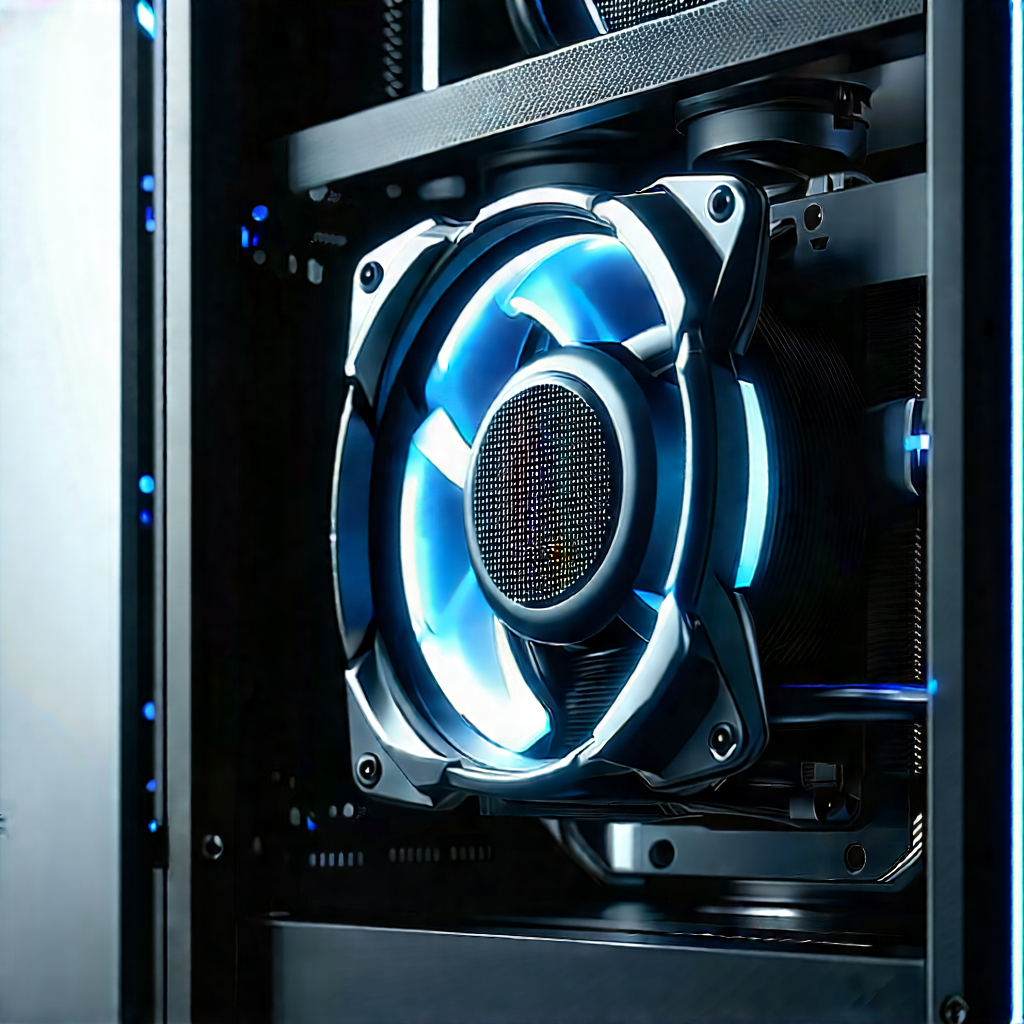Close-up of cooling system