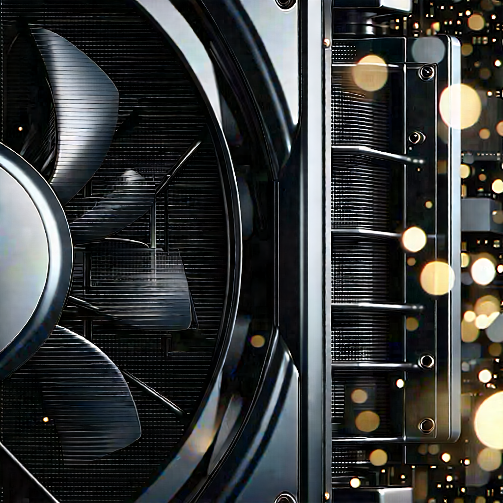 Close-up of cooling system