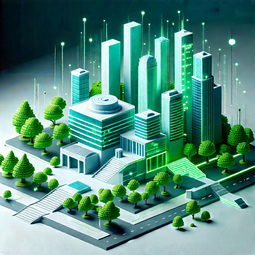 Financial Technology In Design Studio With Model City