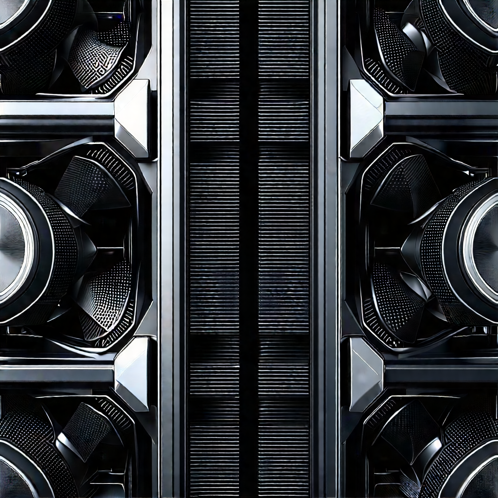 Close-up of cooling system