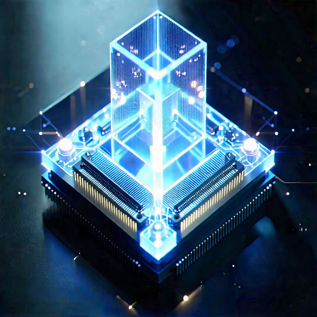 Quantum computer with holographic projection