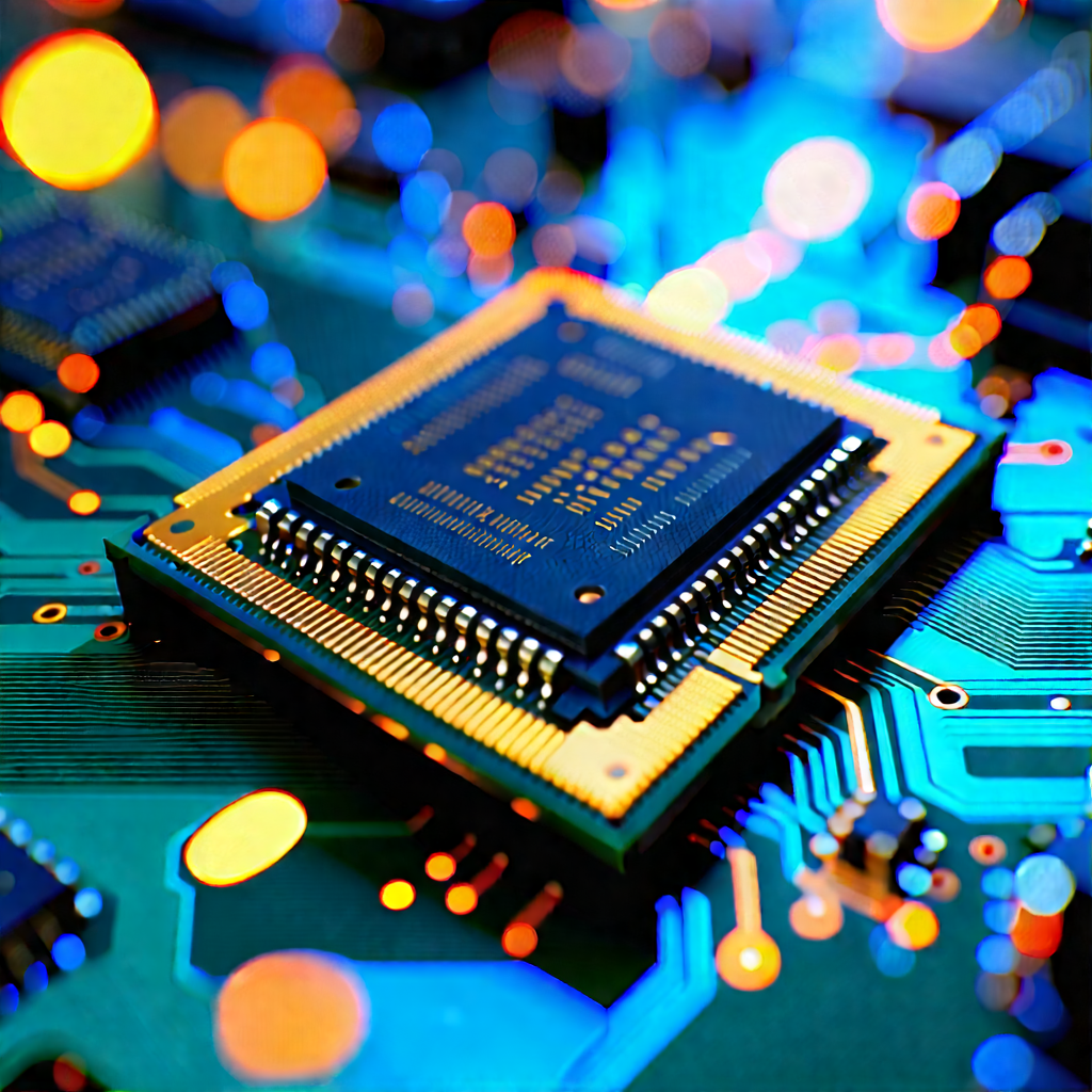 Close-up of memory module