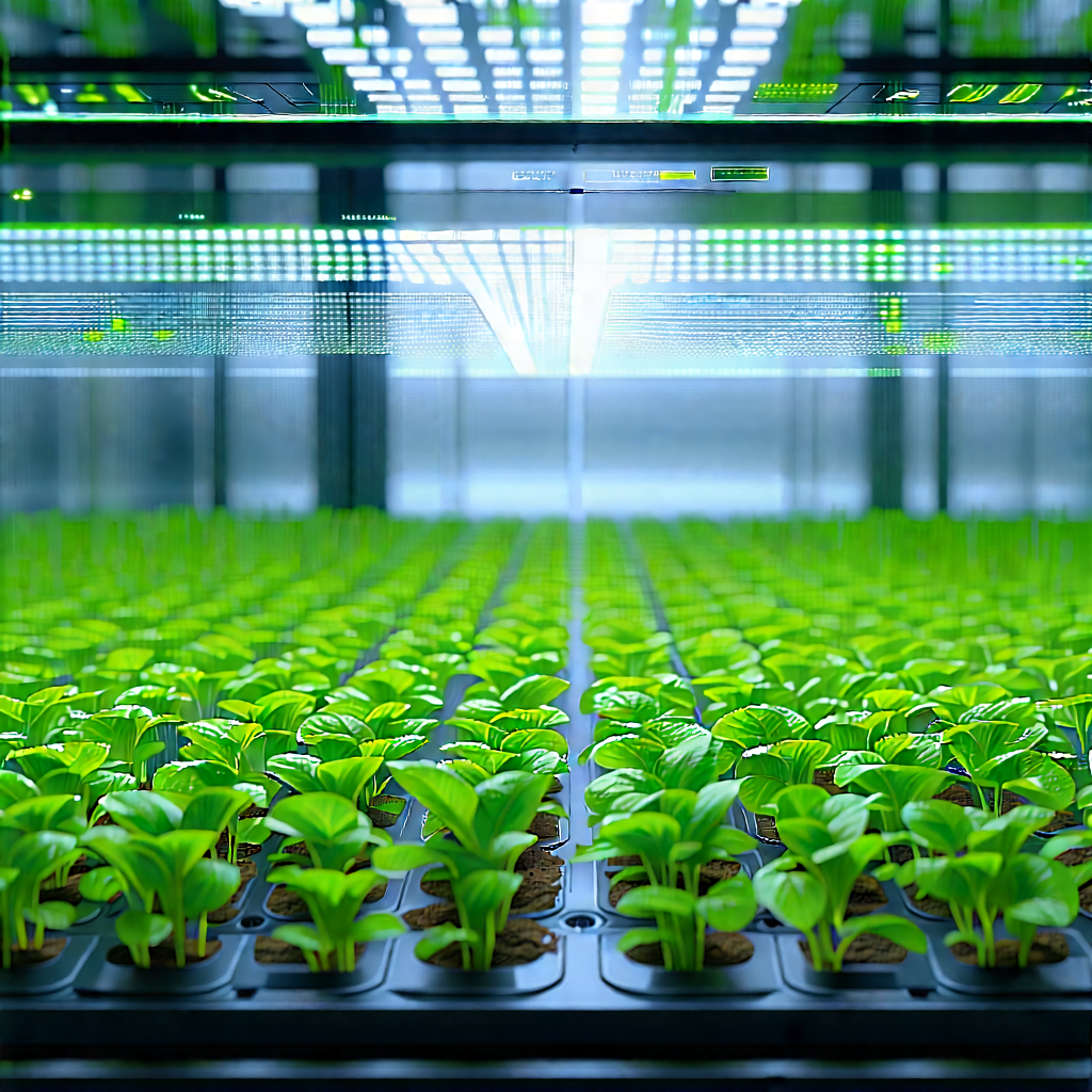 Agricultural technology in research center