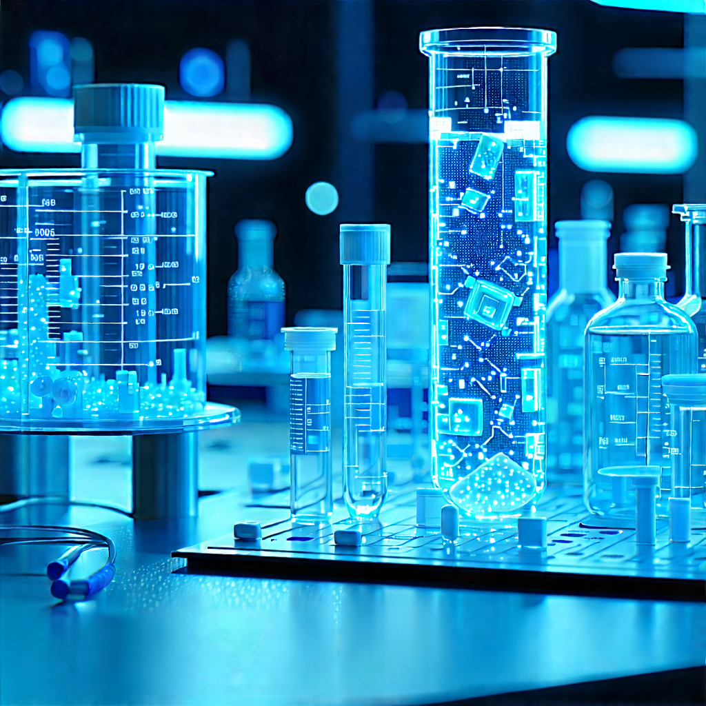 Healthcare Technology In Modern Laboratory With Image, There