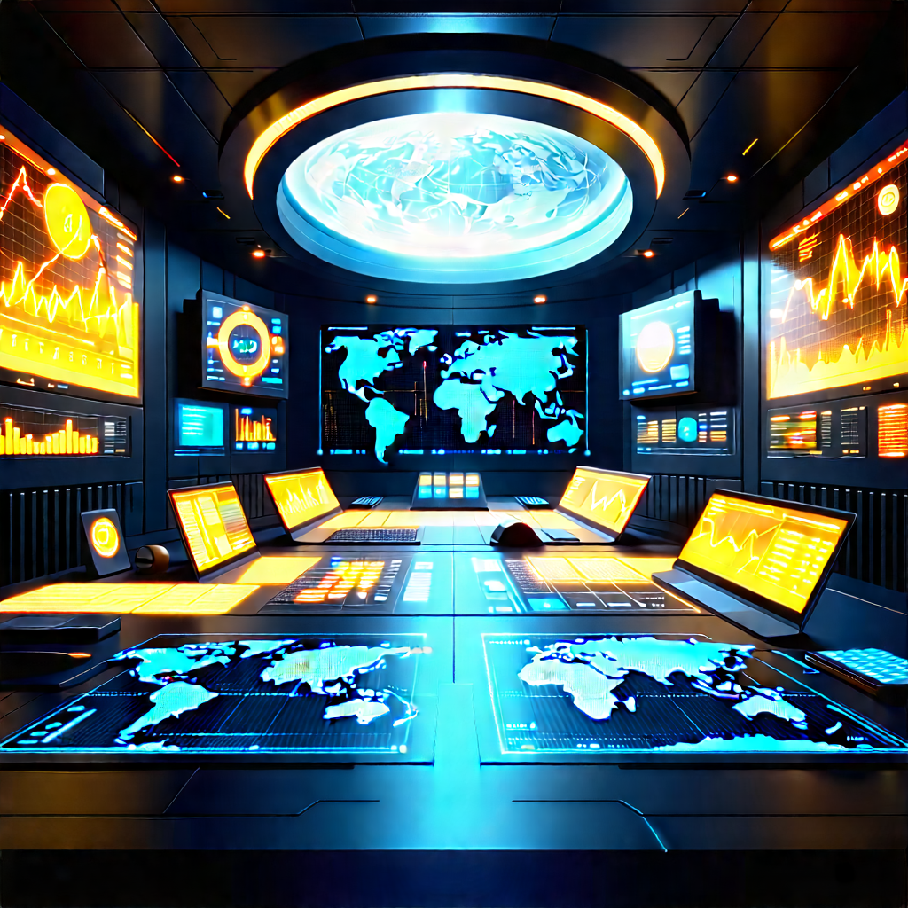 Financial technology in research center