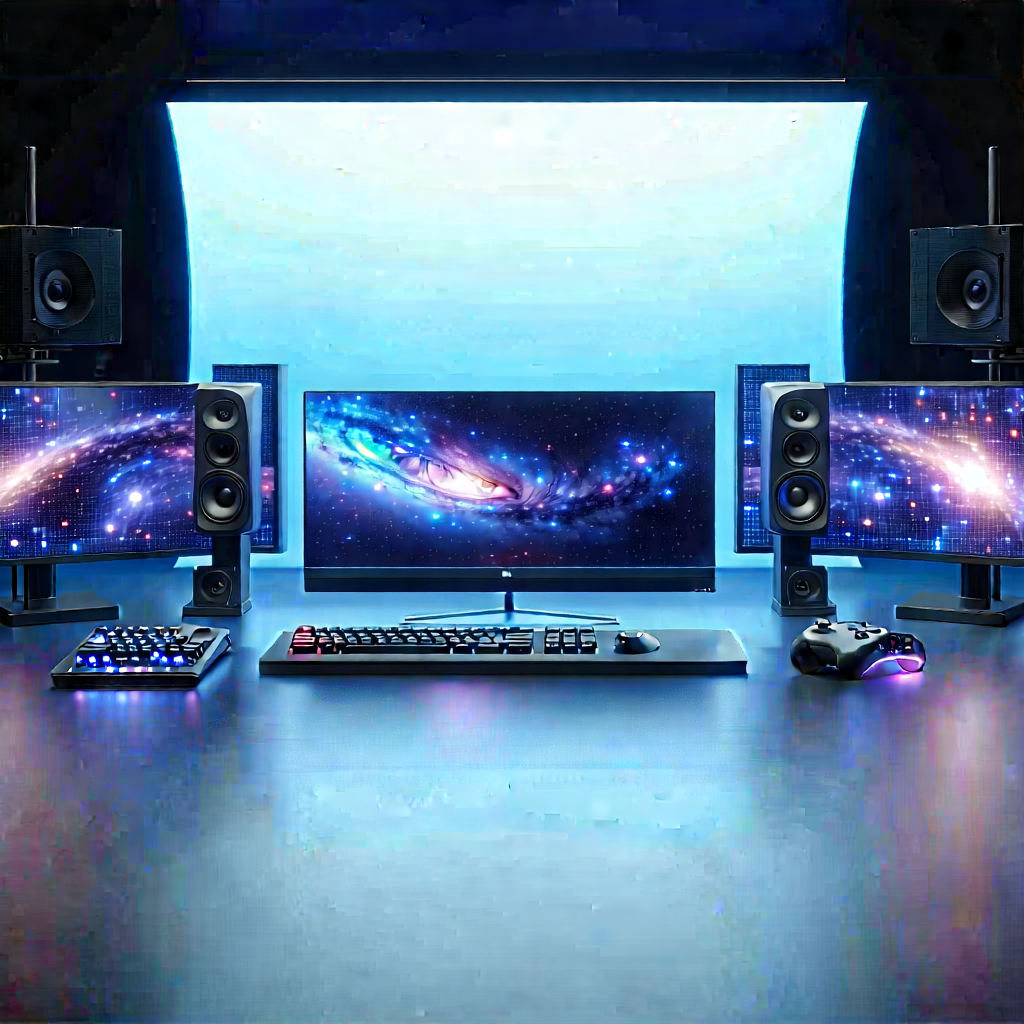 Entertainment Technology In Research Center With Image, There