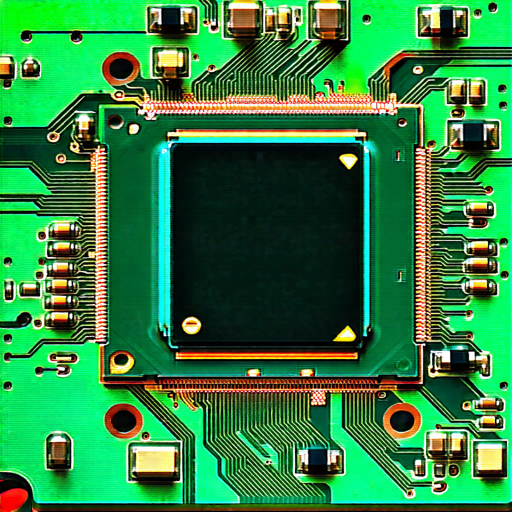 Circuit board with laser scanning