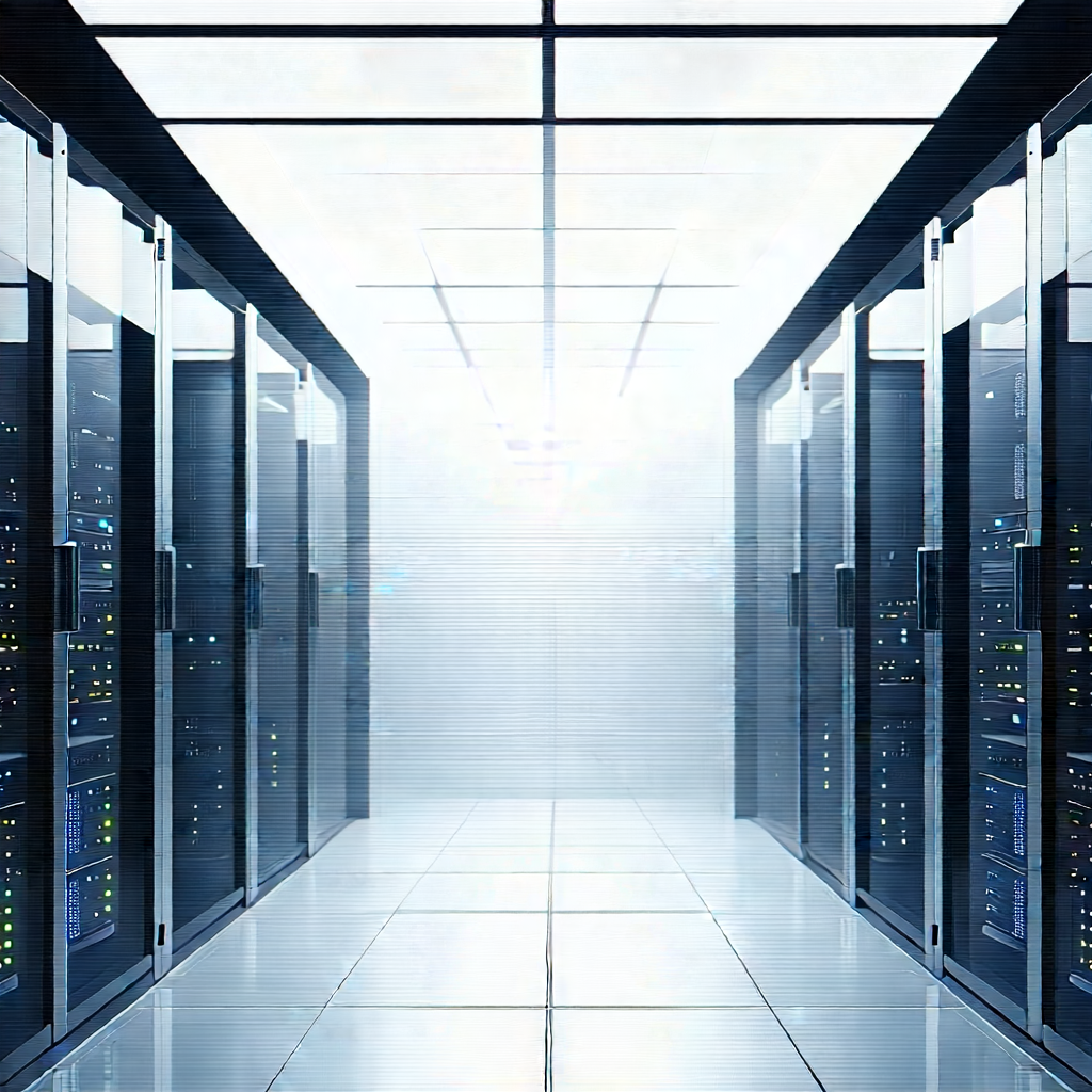 Futuristic server room