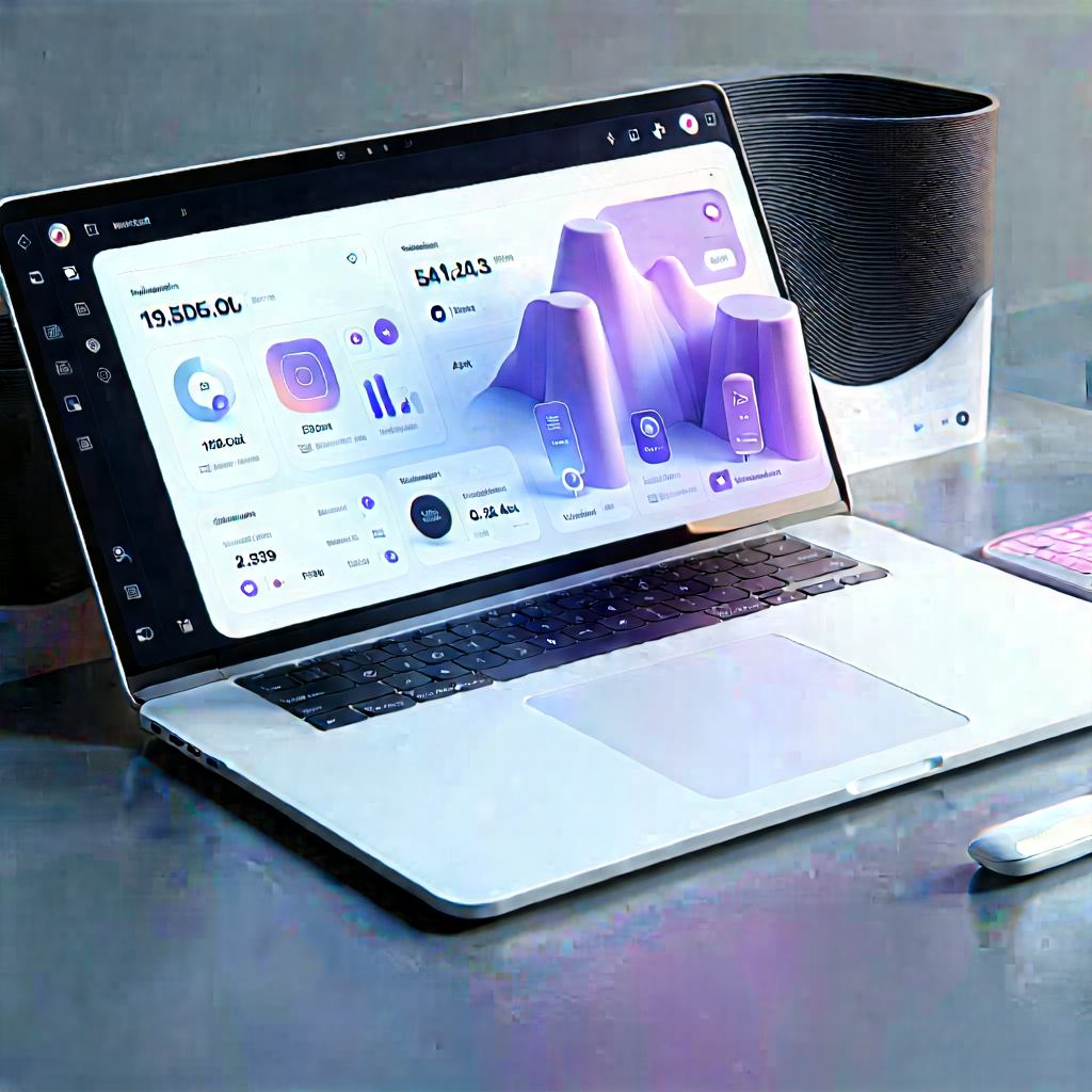 Laptop with user interface