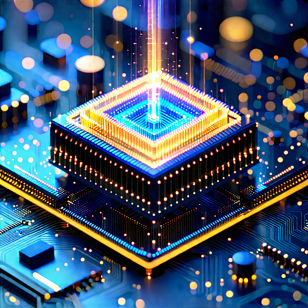 Quantum computer with digital particles