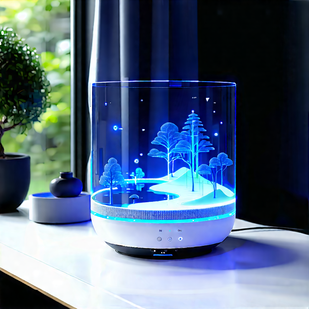 Smart home device with user interface