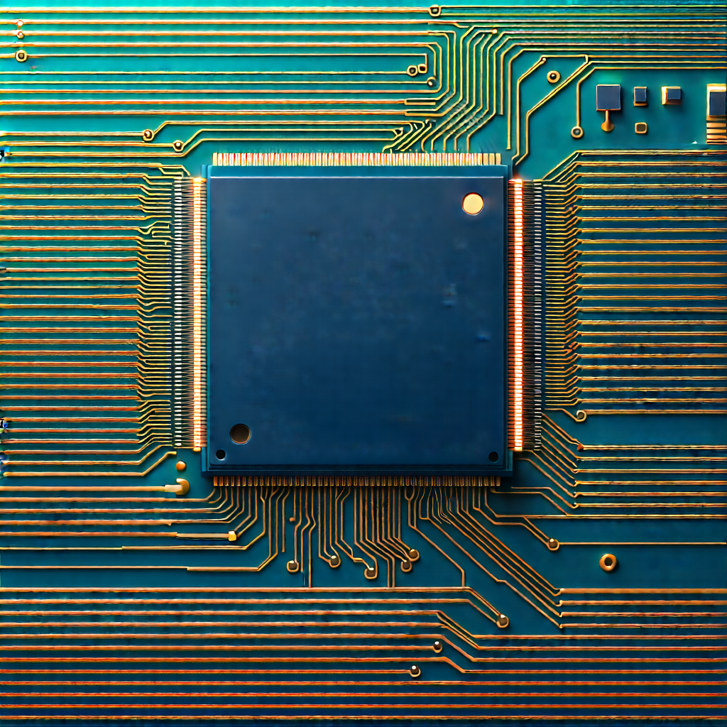 Close-up of electronic circuit