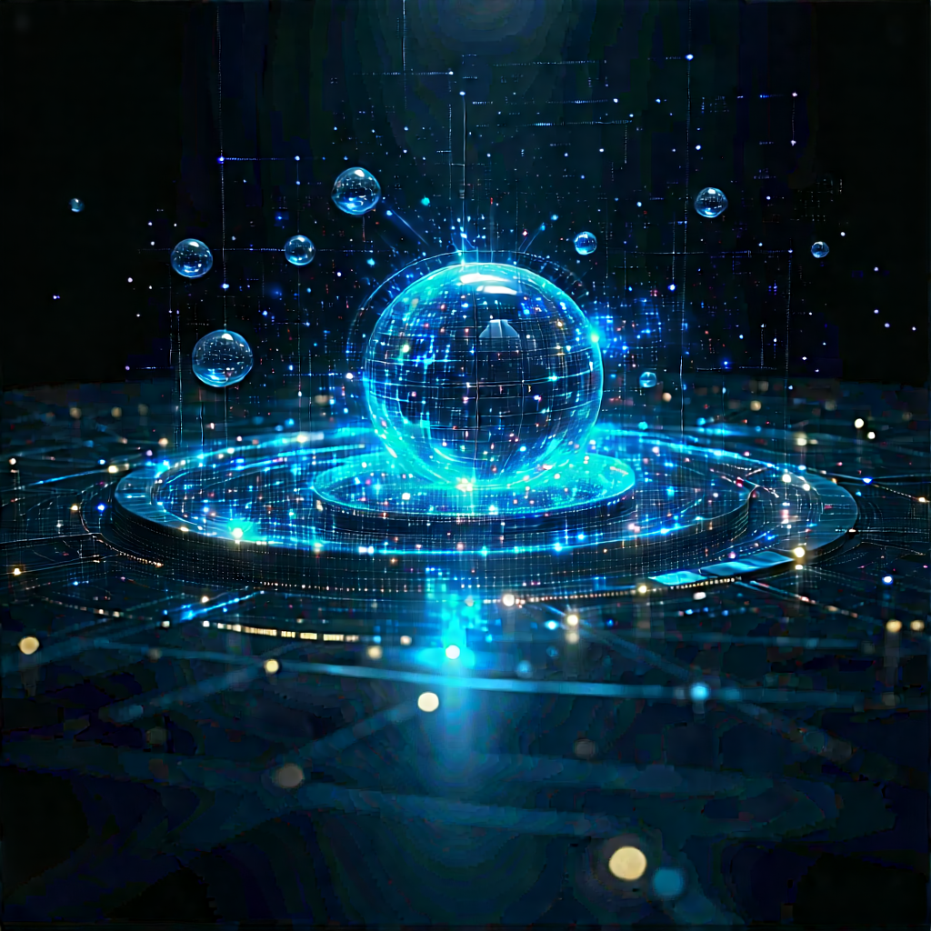 Artificial Intelligence Visualization With Image, There