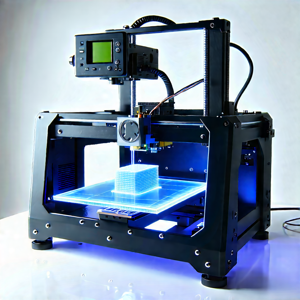 3d printer with holographic projection