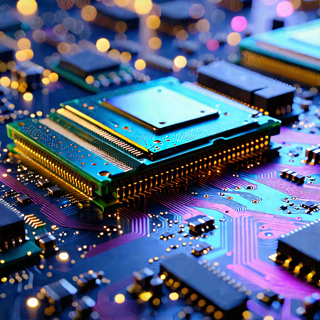 Close-up of memory module