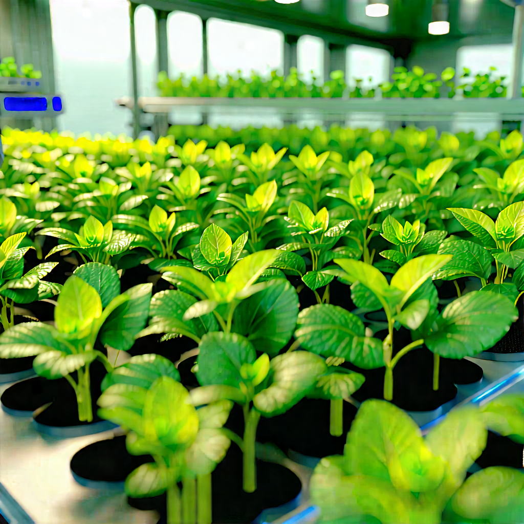 Agricultural technology in modern laboratory