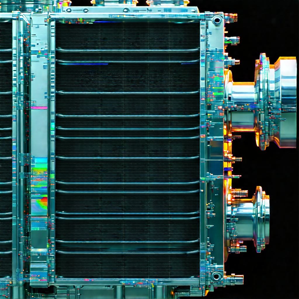 Close-up of cooling system