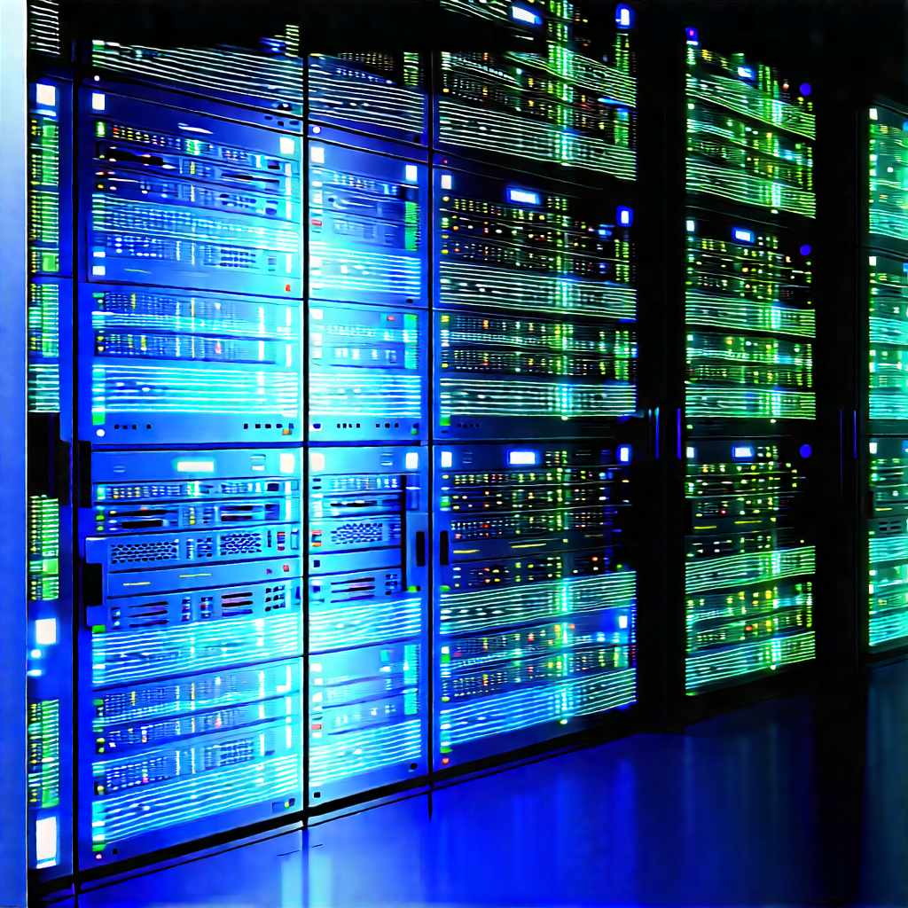 Server rack with laser scanning
