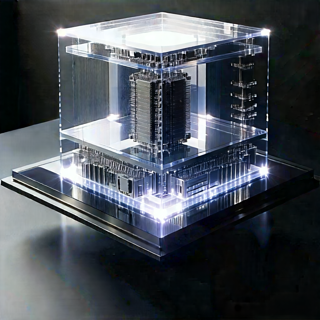 Quantum computer with laser scanning