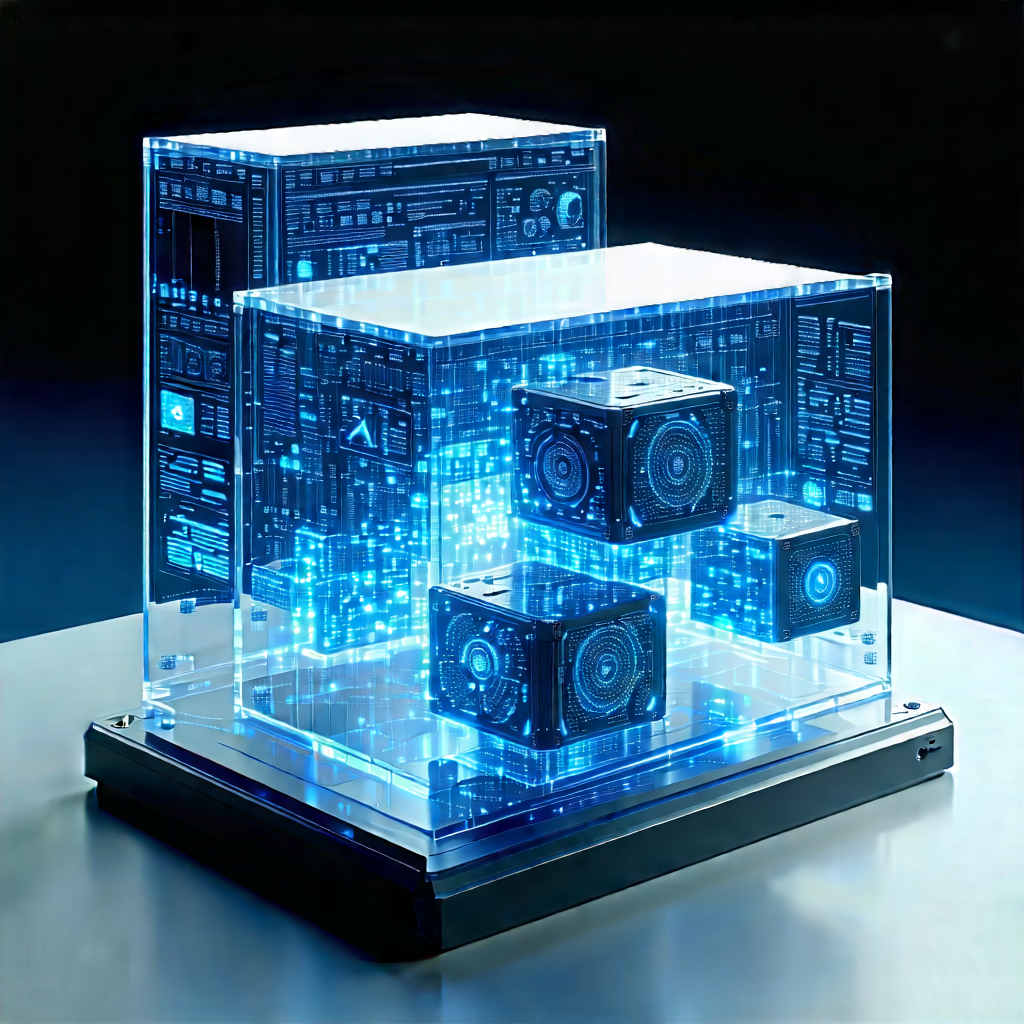 Quantum computer with data streams