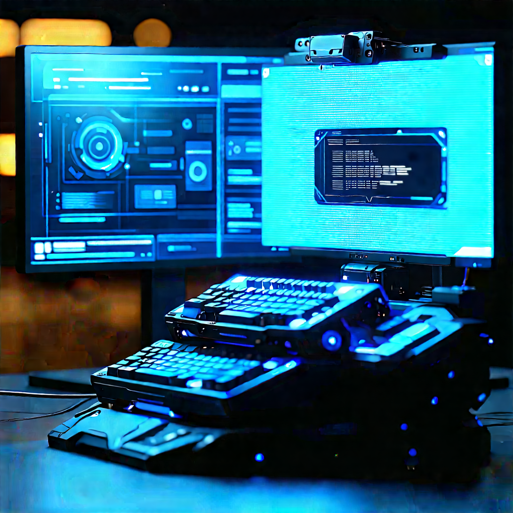 Educational Technology In Field Deployment With Computer Monitor