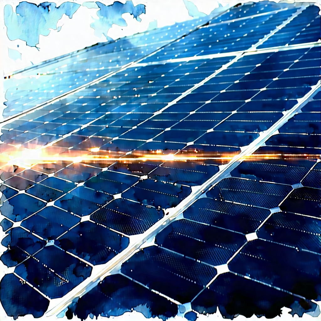 Solar Panel With Laser Scanning With Large Solar