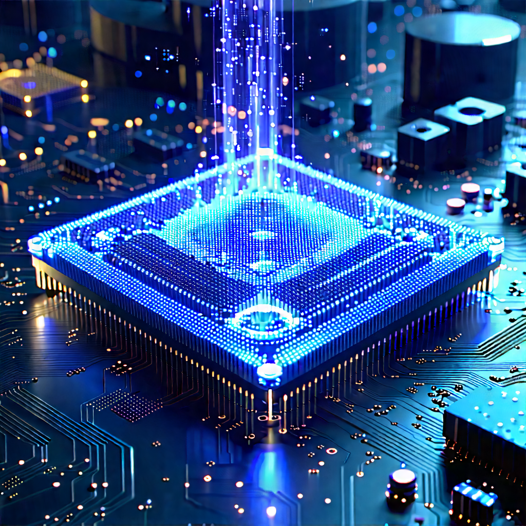 Quantum computer with data streams