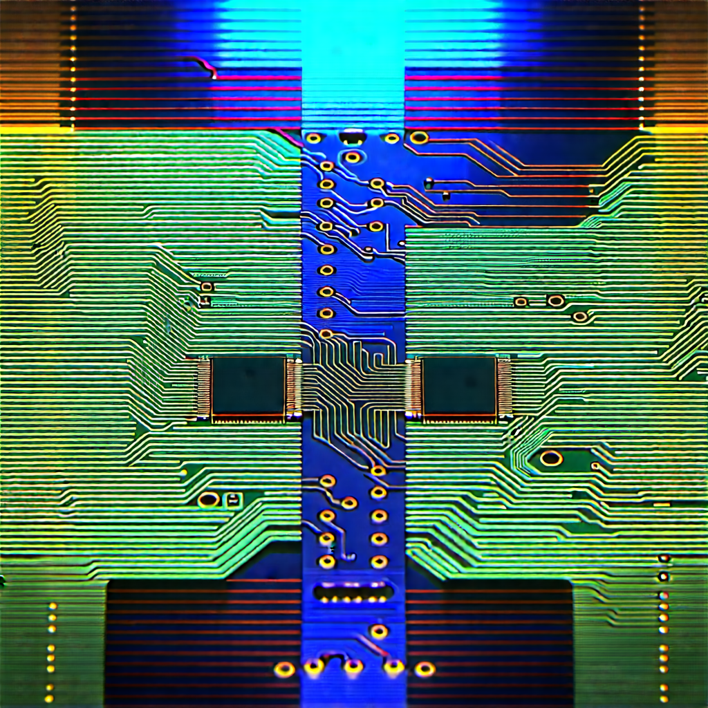 Circuit board with holographic projection