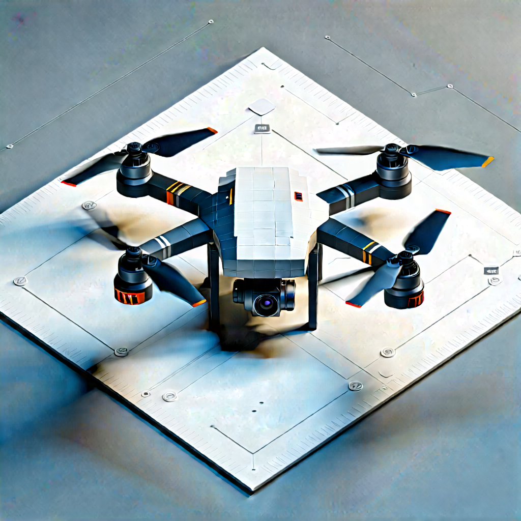 Drone with data visualization