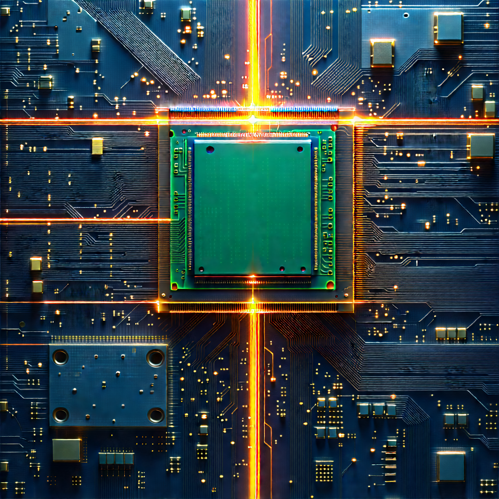 Microchip with laser scanning