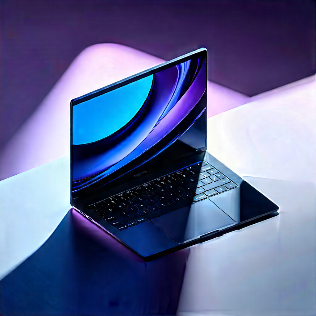 Laptop With Streaming Content With Laptop Computer