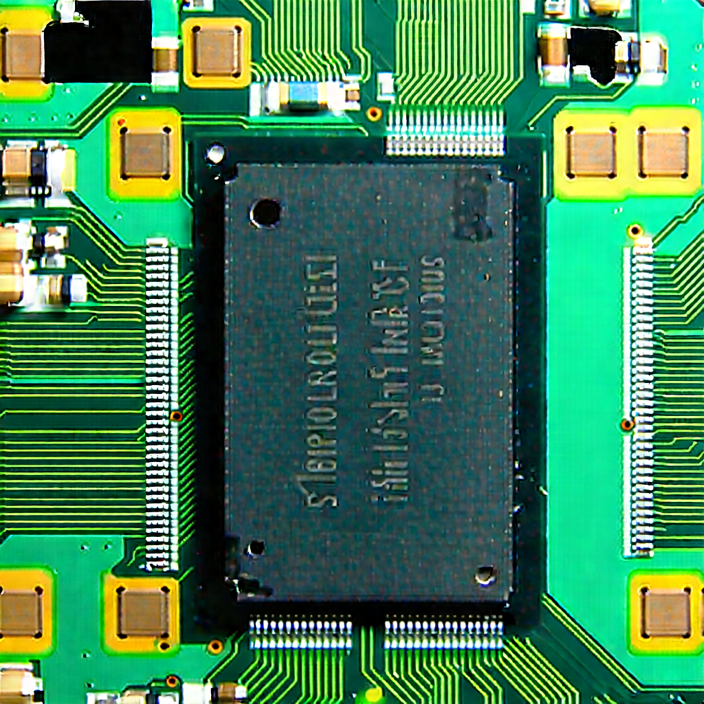 Close-up of memory module
