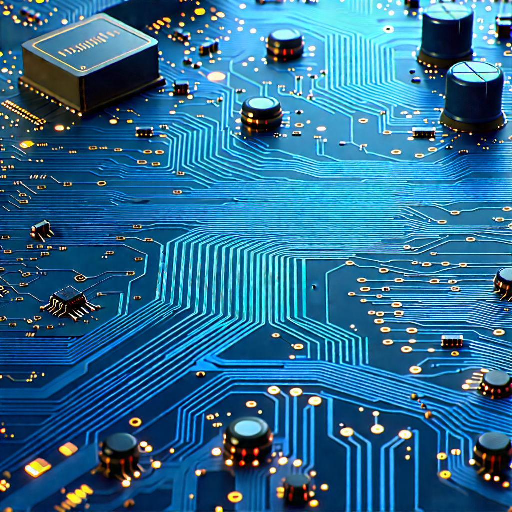 Circuit board with data streams