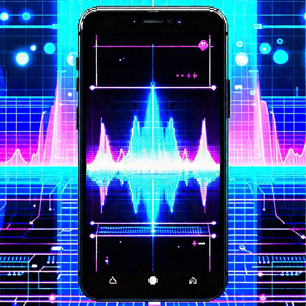 Smartphone with data visualization