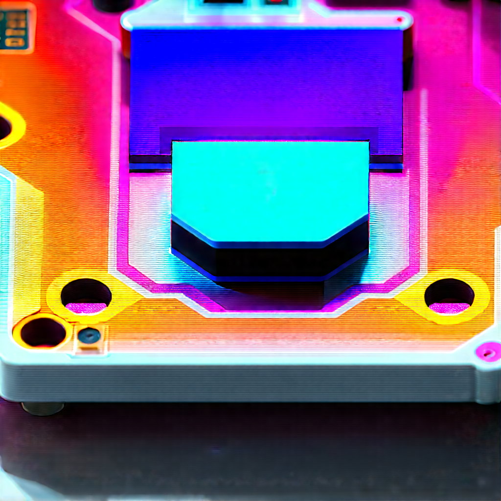 Close-up of electronic circuit