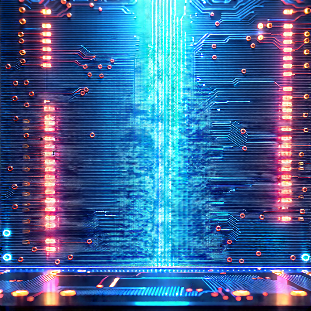 Circuit board with holographic projection