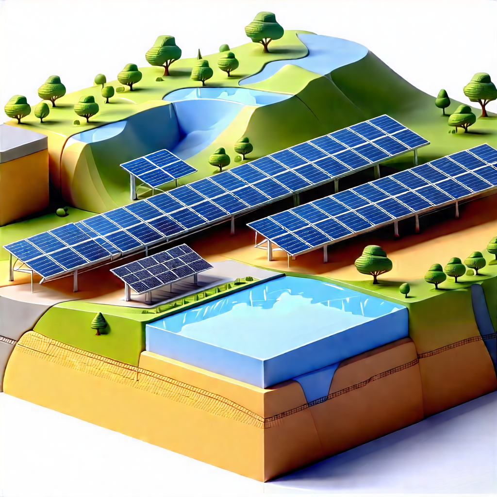 Innovative Renewable Energy (design:1.39) With Large Solar