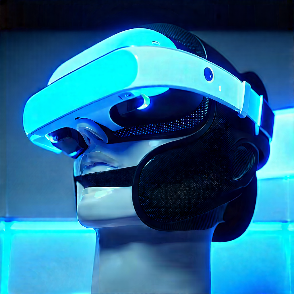 Vr headset with data visualization
