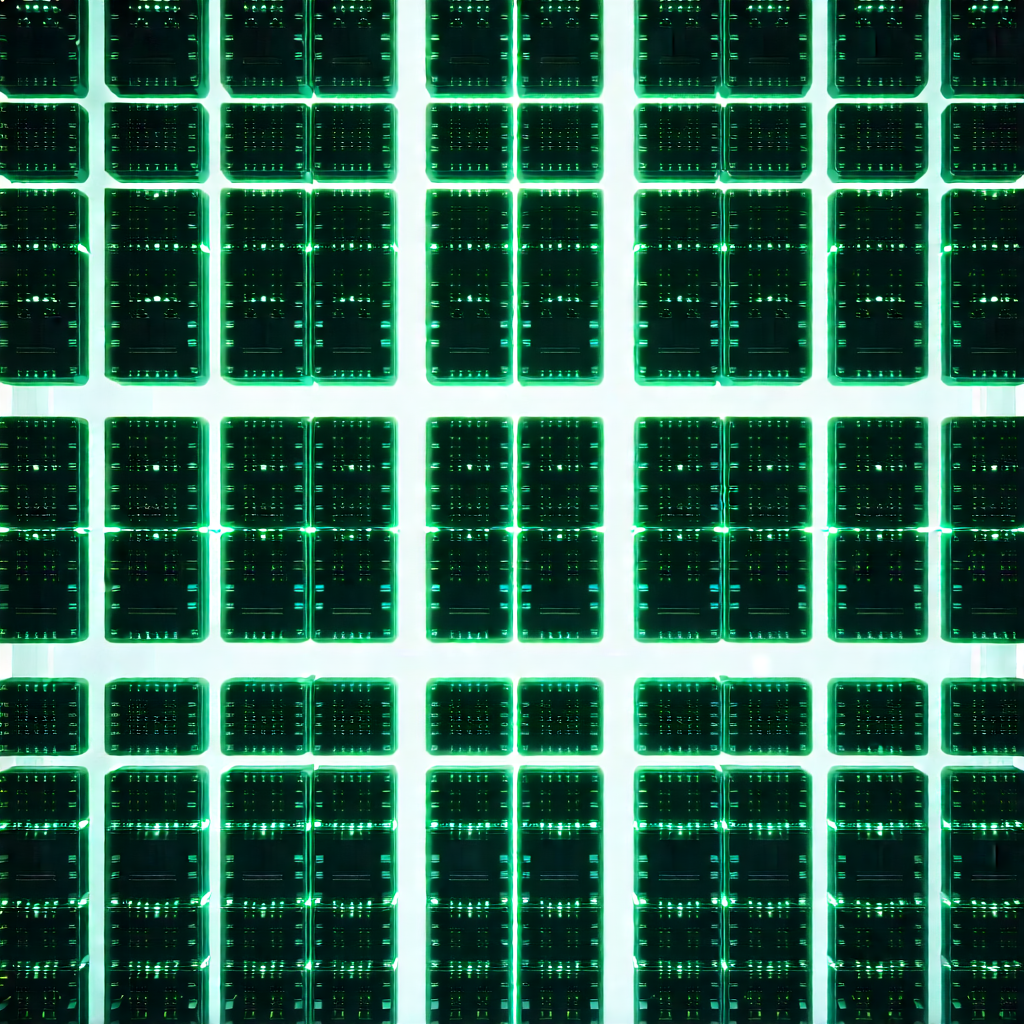 Close-up of sensor array