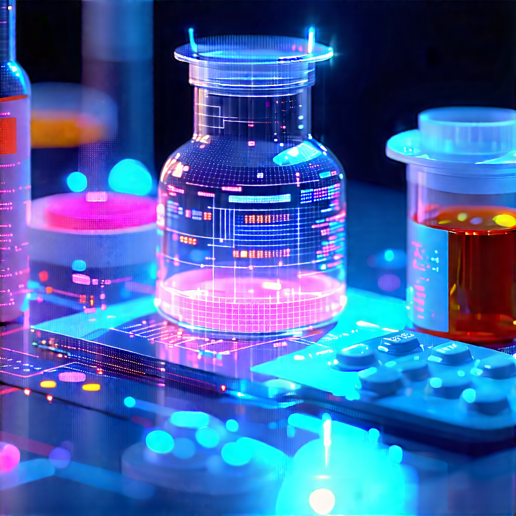 Healthcare Technology In Modern Laboratory With Image, There