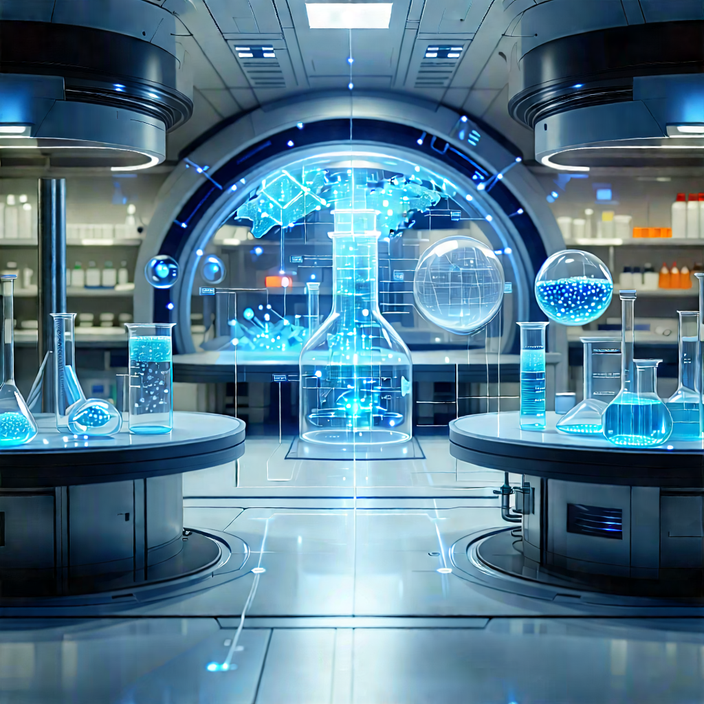 (futuristic:1.23) Research Laboratory With Image