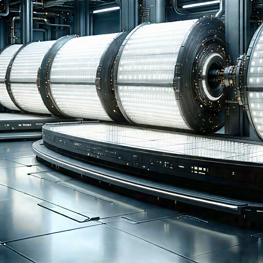 Entertainment technology in manufacturing facility