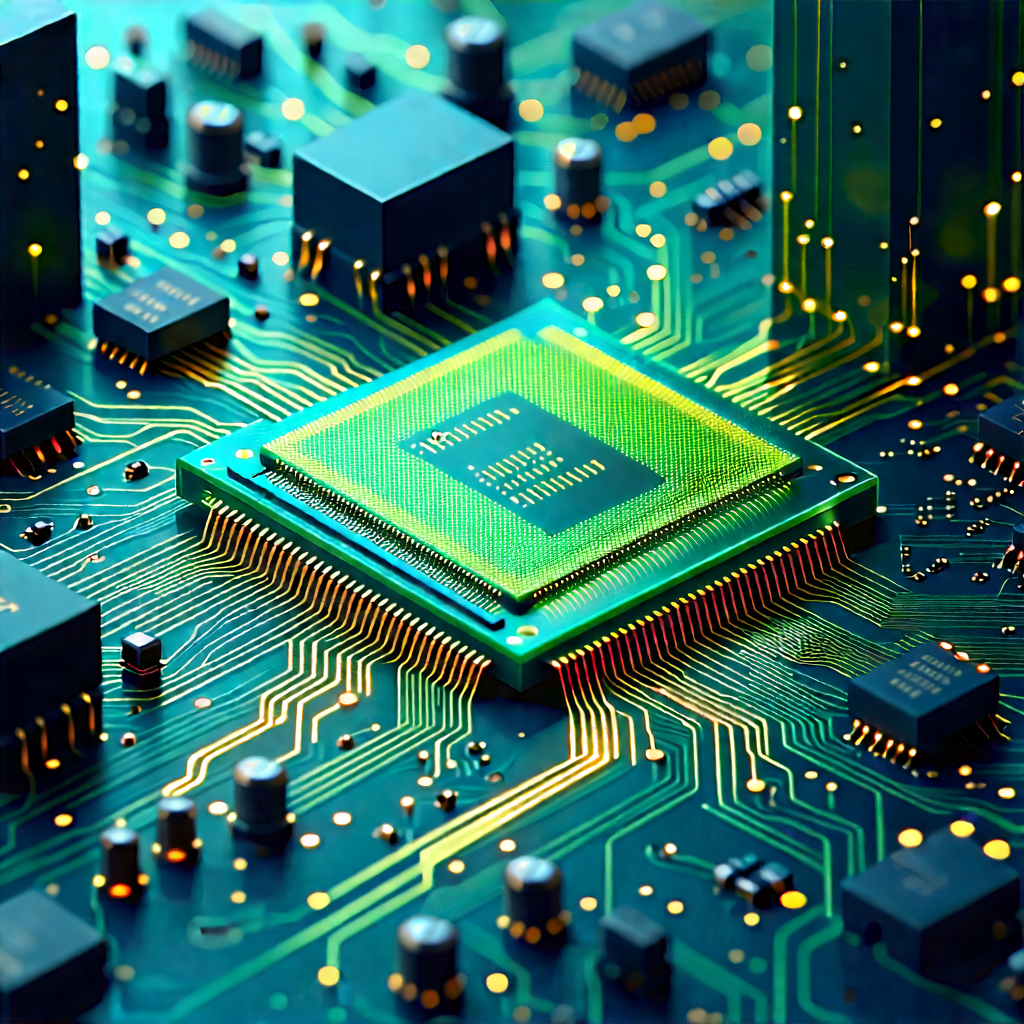 Circuit board with data streams